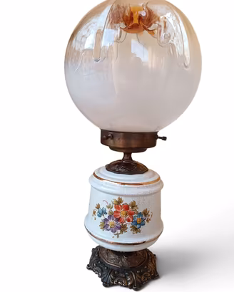Lampada da tavolo vintage ceramica stile Barocco

