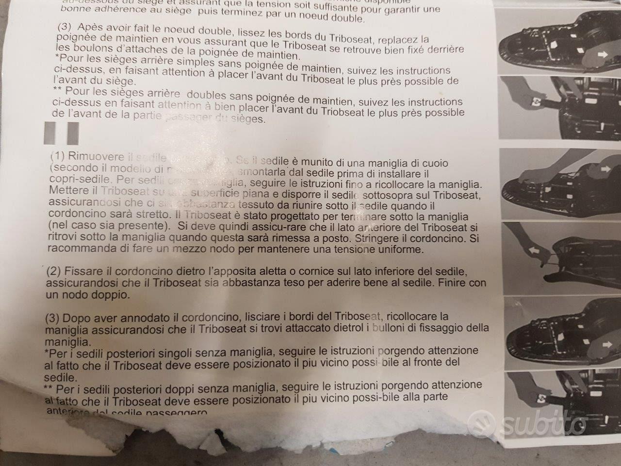 Coprisella Antiscivolo Per Passeggero Moto TRIBOSEAT - Compatibile Honda CB650F (2014-2018), Nero, Maggiore Sicurezza E Stabilità
