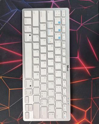 Tastiera Bluetooth Trust Nado Wireless Bianca