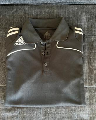 Polo Adidas nera taglia L