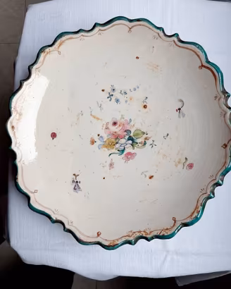 Piatto da parete pocellana