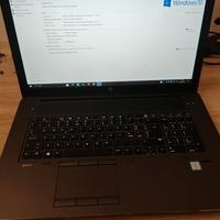 hp zbook G3 17 pollici i7 32gb ram 
