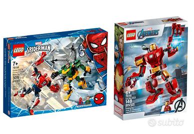 LEGO 76198 Marvel Spider-Man 76140 Iron Man