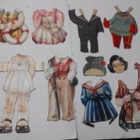 Gioco per bambine la carta bambola degli 30/40