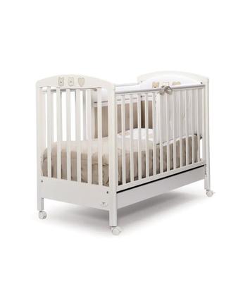 Letto Cuoricini Giulia Bianco + Materasso