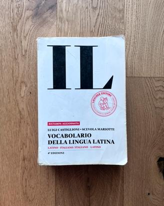 Vocabolario Latino Castiglioni Mariotti no scritte