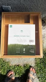 Portaposate in bambu