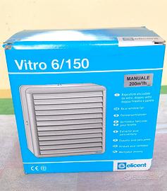 Aspiratore Vetro/Parete 200m³/h  ELICENT nuovo