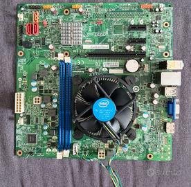 Scheda Madre Lenovo + intel i3-4160+dissipatore