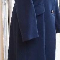 CAPPOTTO TINCATI LUNGO IN CACHEMIRE COLORE BLU