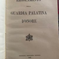 Regolamento della guardia palatina d'onore, 1935