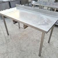 tavolo pasticceria inox con alzatina usato