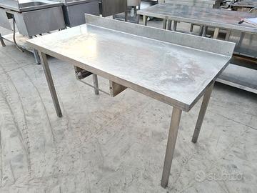 tavolo pasticceria inox con alzatina usato