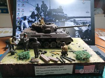 Diorama 1:35 caccia carri USA M18 Hellcat