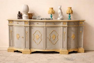 credenza, buffet, cassettiera marmo, comodini 