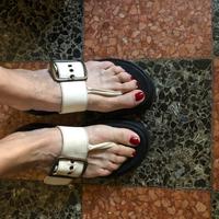 Infradito in pelle Fiorentini e Baker