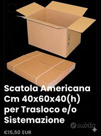 10 scatole americane  doppia onda 40x60x40