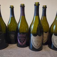 bottiglie vuote Dom Perigon