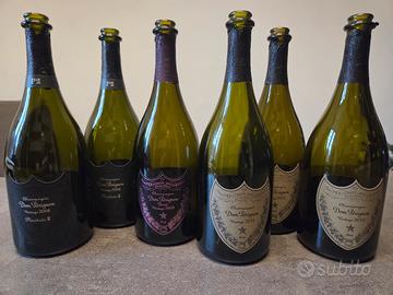 bottiglie vuote Dom Perigon