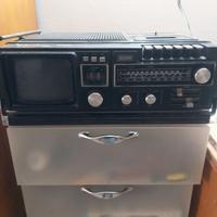 Tv stereo radio cassette Portatile