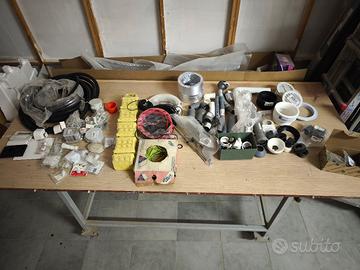 lotto materiale elettrico e idraulico 