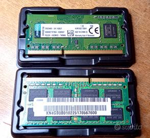 Memoria laptop DDR3 SODIMM 8GB (2x4GB)