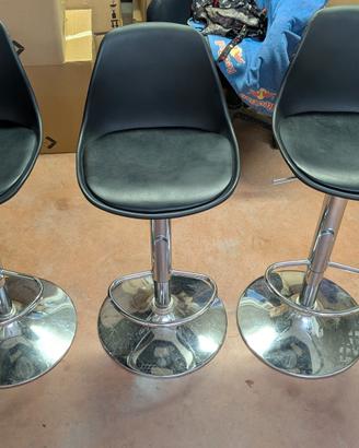 Set di 4 sgabelli regolabili 