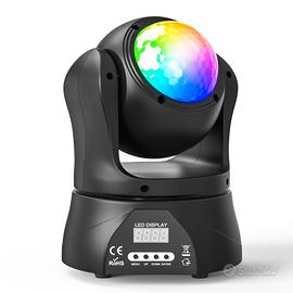 Luci Discoteca RGBW LED Teste mobili, 30 W Luce da