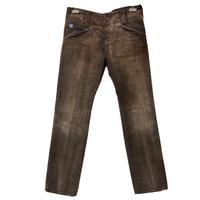 Pantalone in velluto verde Diesel