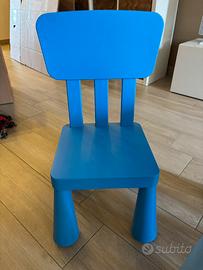 Sedie e tavolo bimbi