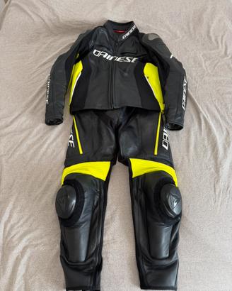 Tuta divisibile 2 pezzi Dainese 52 come nuova