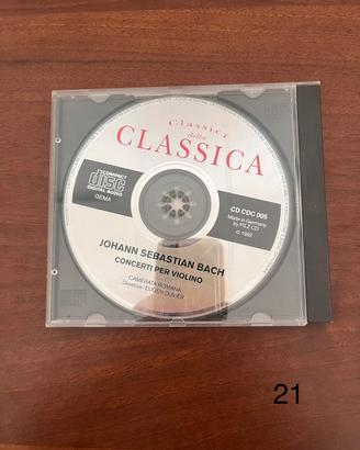 CD Johann Sebastian Bach – Concerti per Violino