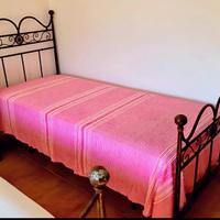 Letto singolo in ferro battutto