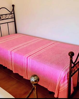 Letto singolo in ferro battutto