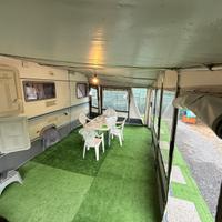Veranda roulotte