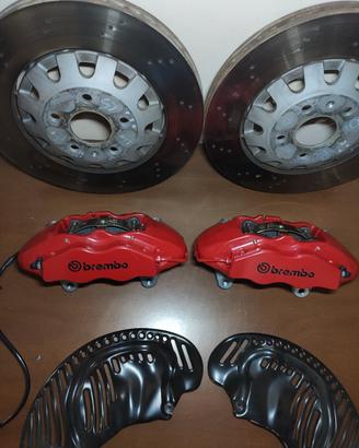 kit freni Brembo 4 pompati 370mm Vag