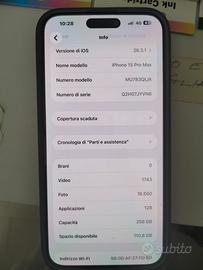 iPhone 15 promax 256 gb