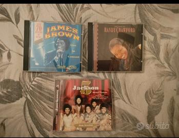 Tre CD black music: James Brown, Jackson 5, Randy 