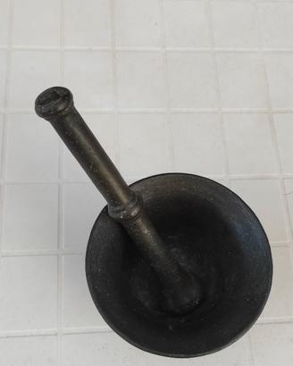 Mortaio con pestello bronzo