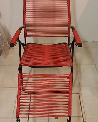 Sedia sdraio vintage da giardino/balcone