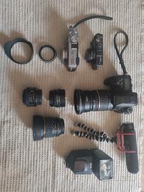 Corredo fotografico Pentax Fuji Panasonic digitale