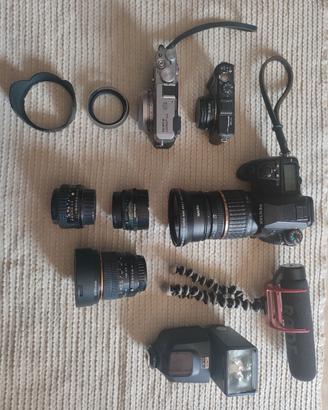 Corredo fotografico Pentax Fuji Panasonic digitale