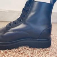 Stivaletti neri Calvin Klein Jeans con lacci