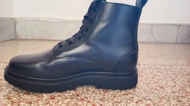 Stivaletti neri Calvin Klein Jeans con lacci