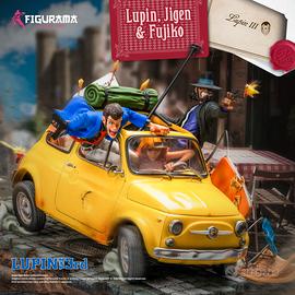 Figurama Lupin III, Jigen & Fujiko on 500 Abarth