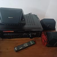 Sony str-de335 con 3 casse technics 