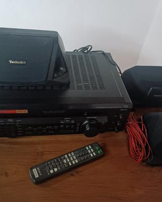 Sony str-de335 con 3 casse technics 