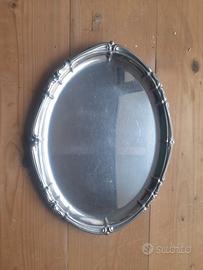 Elegante Vassoio Vintage in Acciaio Inox