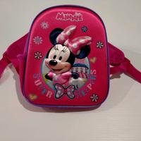 Zaino Minnie rosa fucsia infanzia bambina 3-5 anni