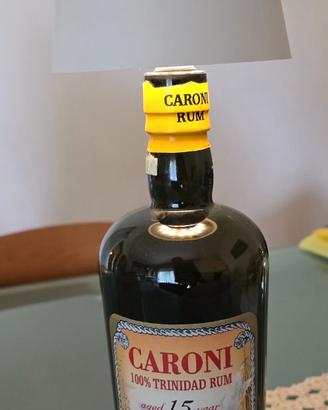 Lampada bottiglia caroni rum